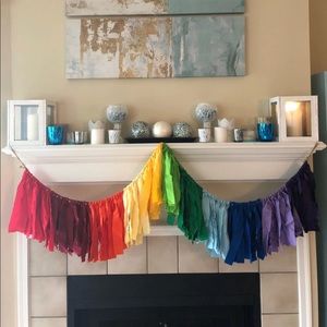 Rainbow Fabric banner